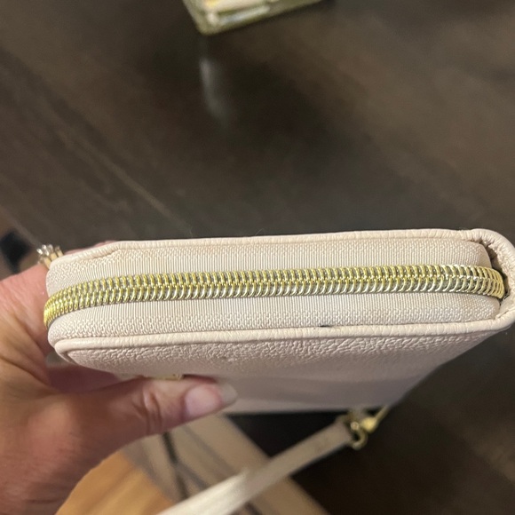 Betsey Johnson Pale Pink Wristlet Clutch - Picture 8 of 11